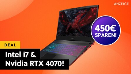 Gaming-Laptop von MSI zum Kampfpreis: Dieses mobile Kraftpaket mit Nvidia RTX 4070 ist momentan günstig wie nie!