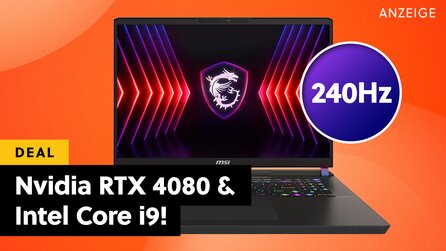 Nvidia RTX 4080 + Intel Core i9: Dieser Gaming-Laptop von MSI ist ein Performance-Powerhouse und jetzt im Amazon-Angebot!