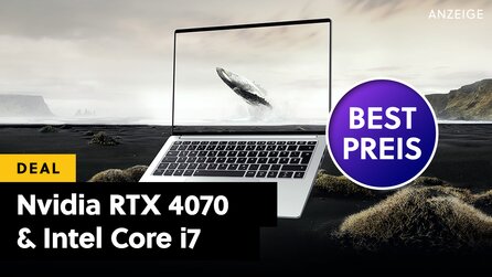Ultraleicht + ultrastark: 240Hz Gaming Laptop mit Intel i7 + RTX 4060 jetzt für kurze Zeit zum absoluten Bestpreis