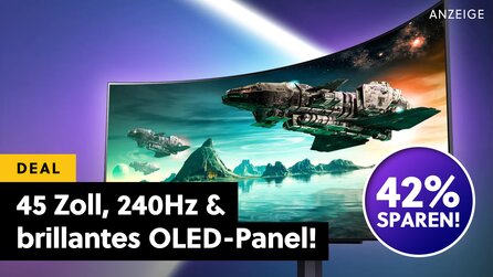 Einer der beeindruckendsten OLED-Monitore ist endlich bezahlbar: 45 Zoll pure Bildqualität mit 240Hz ist jetzt lächerlich günstig!
