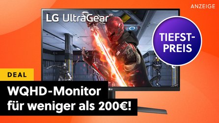 Solch ein Angebot gibt es nicht alle Tage: Dieser WQHD Gaming-Monitor von LG mit 144Hz kostet aktuell nicht mal 200€!