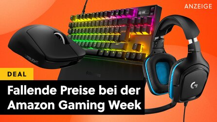 Die Amazon Gaming Week stiehlt der gamescom die Show: Schnappt euch Mäuse, Tastaturen, Headsets + Co. zu spottbilligen Preisen!