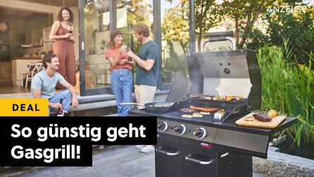 Günstiger Geheimtipp: Gasgrill mit 800 Grad und Sideburner im Angebot!