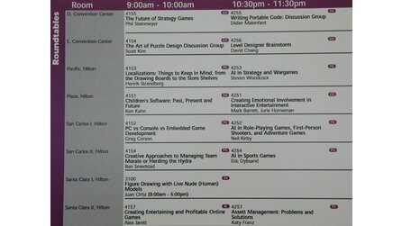 GDC: Das Programm