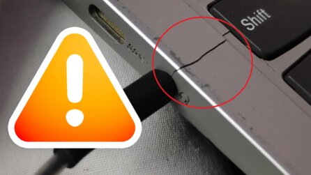 Ein unerklärlicher Riss im Laptop bringt Schüler zur Verzweiflung