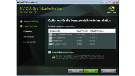 Geforce-Treiber 260.xx - Screenshots
