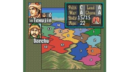 Genghis Khan II: Clan of the Grey Wolf Sega Mega Drive