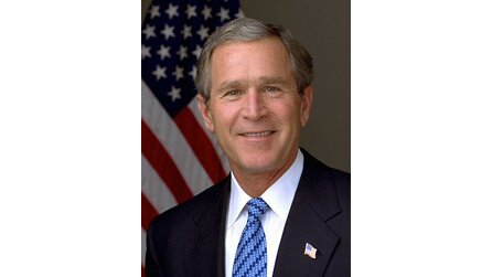 George W. Bush - US-Präsident spielt Computerspiele