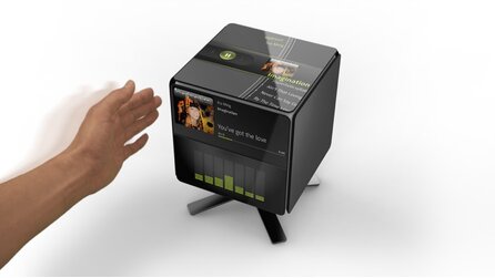 Gesture Cube - Fünf Bildschirme und ein Würfel