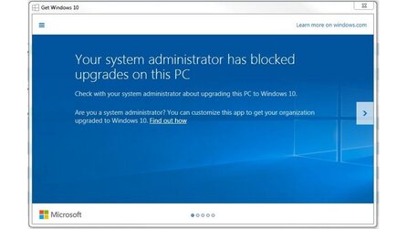 Werbung für Windows-10-Upgrade - Microsoft verärgert nun auch Unternehmen