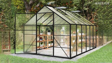 Riesiges Gewächshaus zum Hammerpreis bei Amazon im Sale: Alu, Fenster und 10m² Fläche!