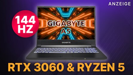 Günstiger gibt’s den nirgends: GIGABYTE Gaming Laptop mit RTX 3060 und 144 Hz Display im Angebot