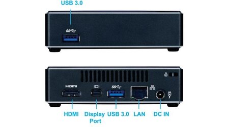 Gigabyte Brix - Mini Desktop-PC passt in die Hand