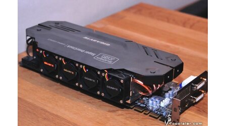Gigabyte GTX 680 Windforce 5X - Monster-Grafikkarte mit fünf Mini-Lüftern