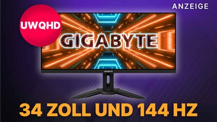 UWQHD, 34 Zoll, 144 Hz: Dieser Gaming Monitor ist jetzt so günstig wie lange nicht mehr