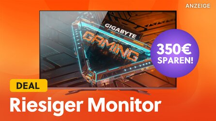 Zocken wie auf einem Fernseher: Diesen riesigen 55 Zoll Gaming-Monitor mit 4k-Auflösung + 120Hz gibt’s jetzt günstiger