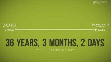 GOG.com - Trailer zu den ersten fünf Jahren