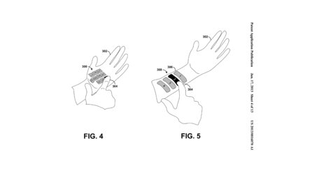 Google Glass mit Laserprojektor - Bedienung auf dem Unterarm