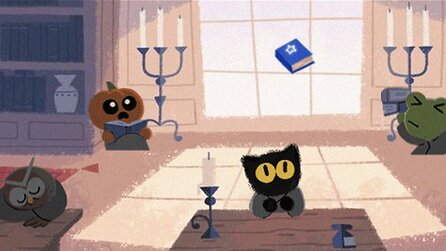 Happy Halloween - Jetzt spielen: Knuffiges Grusel-Minispiel bei Google