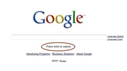 Google - Das Ende der Such-Buttons?