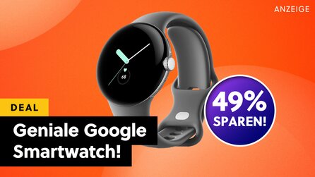 Google Pixel Watch zum halben Preis: Im Amazon-Angebot ist die schicke Android-Smartwatch jetzt supergünstig!
