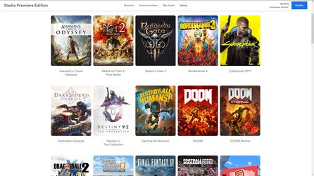Google Stadia - Preise für die Launch-Spiele stehen fest, mit Stadia Pro teils starke Rabatte