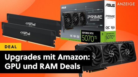 Trotz Speicherkrise: Die besten Angebote für RAM und Grafikkarten bei Amazon