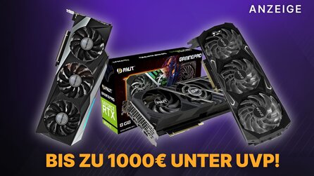Grafikkartenpreise - Von Nvidia GeForce RTX 3060 bis RTX 3090 TI: Bis zu 1000€ unter UVP
