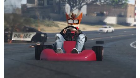 GTA 5 - Crash Bandicoot lässt es in Los Santos krachen