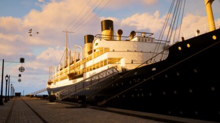 Grand Voyage setzt Maßstäbe: Erhabene Schiffe, beeindruckendes Wetter und malerische See dank UE5