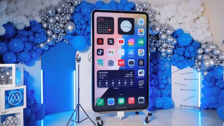 45.000 US-Dollar für ein »iPhone« und einen Weltrekord: Zwei YouTuber basteln das größte Handy der Welt