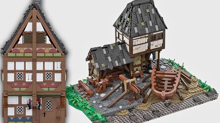 Häuser, Turm und Kirche mit 50 Prozent Rabatt: BlueBrixx geht im Sale aufs Ganze, beglückt Mittelaler-Fans, die Lego den Rücken kehren wollen