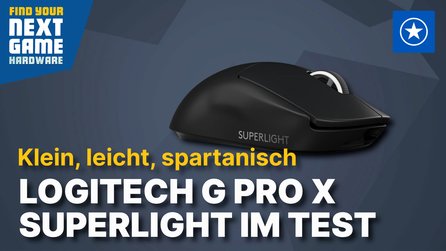 Logitech G Pro X Superlight im Test: Klein, leicht, spartanisch