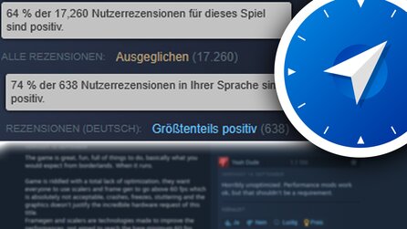 Bei Steam Reviews müsst ihr als deutsche Spieler jetzt zwei Mal hinschauen, mit diesen Tipps seht ihr wieder die ganze Wahrheit