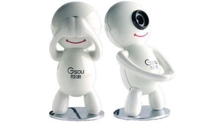Sichere Webcam mit originellem Design - »Hält sich die Augen zu«