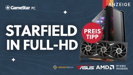 So gut läuft Starfield auf unserem Starfield PC FHD-Edition mit AMD Radeon™ RX 6700 XT Grafik