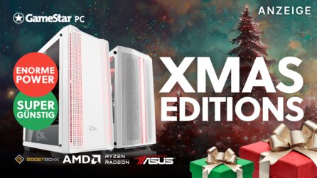 Ho, ho, ho! Günstige Gaming-PCs in Weiß mit viel Power wollen unter eure Weihnachtbäume