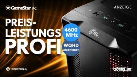 Teaserbild für 100% faires Gesamtpaket: Dieser Einsteiger-Gaming-PC kostet trotzt WQHD-tauglicher Ausstattung jetzt weniger als 1.000€!
