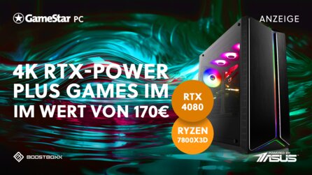 RTX 4080, die schnellste Gaming-CPU der Welt und drei Top-Spiele gratis: Günstiger High-End-PC für 4K + Raytracing