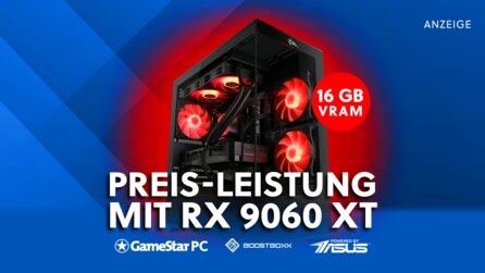 Radeon 9060 XT: Unser bester Gaming-PC-Deal für WQHD ist mit 16 GB VRAM äußerst zukunftssicher