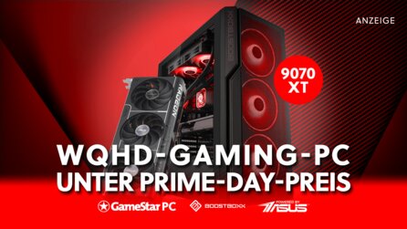 Dieser Gaming-PC mit High-End-Grafikkarte für WQHD-Gaming ist zum Amazon Prime Day deutlich günstiger als der Selbstbau – Aber Vorsicht: Es sind nur noch wenige Deal-PCs verfügbar!