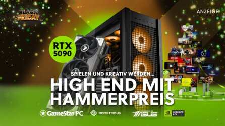 GeForce RTX 5090 am Black Friday: 4K-Gaming-Monster mit Ryzen 9800X3D und 64 GB RAM