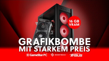 Bräuchte ich einen neuen Gaming-PC, wäre das meine erste Wahl: 16 GB VRAM, viel Grafikpower und Ryzen 7 7800X3D