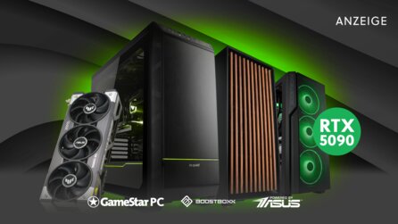 Teaserbild für 4K-Gaming-PCs mit RTX 5090 hunderte Euro günstiger als Geizhals – der Vorrat ist aber begrenzt