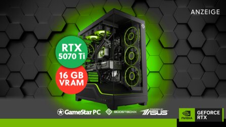 Günstiger als selbst gebaut: Gaming-PC-Biest mit Nvidia GeForce RTX 5070 Ti 16 GB und blitzschneller Ryzen-CPU