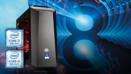 Neue Intel Coffee-Lake-CPUs der 8. Generation - GameStar-PCs mit 6 statt 4 Kernen aufgerüstet