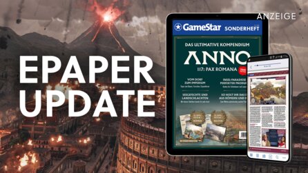 Teaserbild für Anno 117: extradickes Sonderheft jetzt mit Epaper-Update zu »Die Verheißung des Vulkans« [Anzeige]