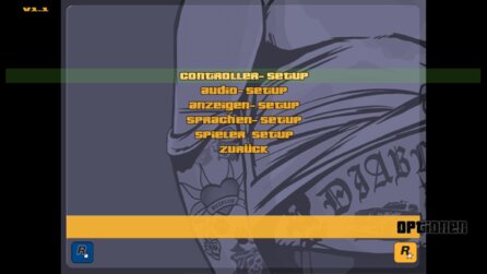 GTA 3 Original - Optionen