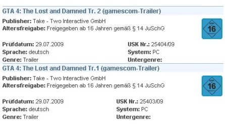 GTA 4: The Lost + Damned - PC-Trailer aufgetaucht (Update)