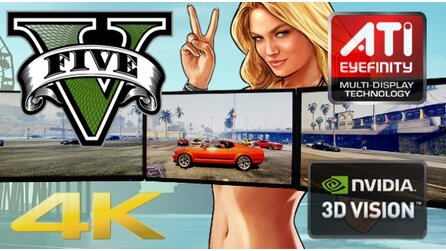 GTA 5 extrem - 4K, 3D Vision und Surround-Gaming ausprobiert
